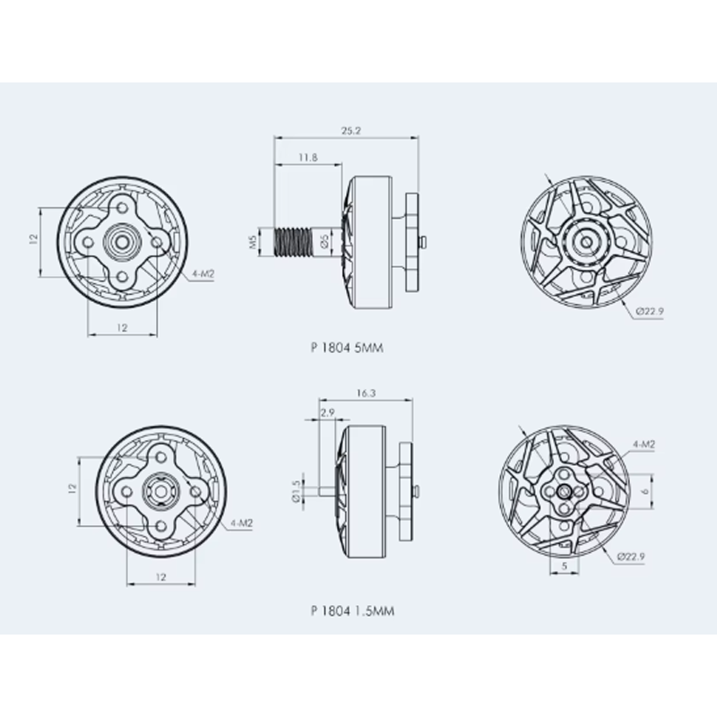 T-MOTOR P1804 2400KV 3400KV 4S - Foxeer Reaper Extreme 2.5W Vtx review and price